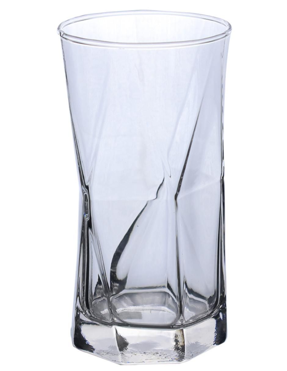 Set de vasos on the rocks lineas de cristal con 6 piezas 4