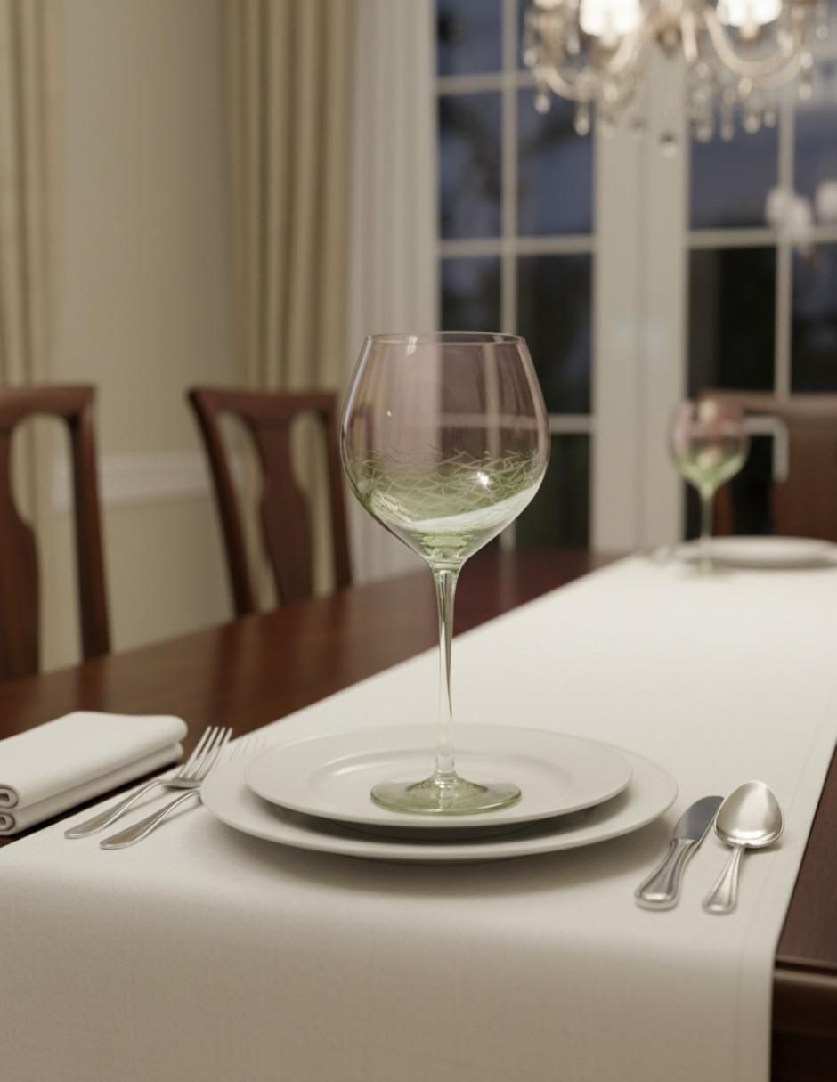 Set de copas para vino tinto Aurora de cristal 4 piezas 3