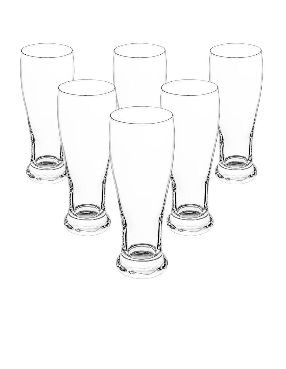 Set vasos de cristal con 6 piezas Set vasos de cristal con 6 piezas
