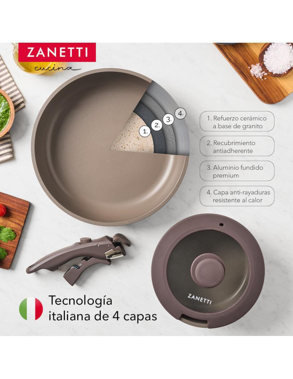 Batería de cocina de aluminio antiadherente sin PFOA 17 piezas 3