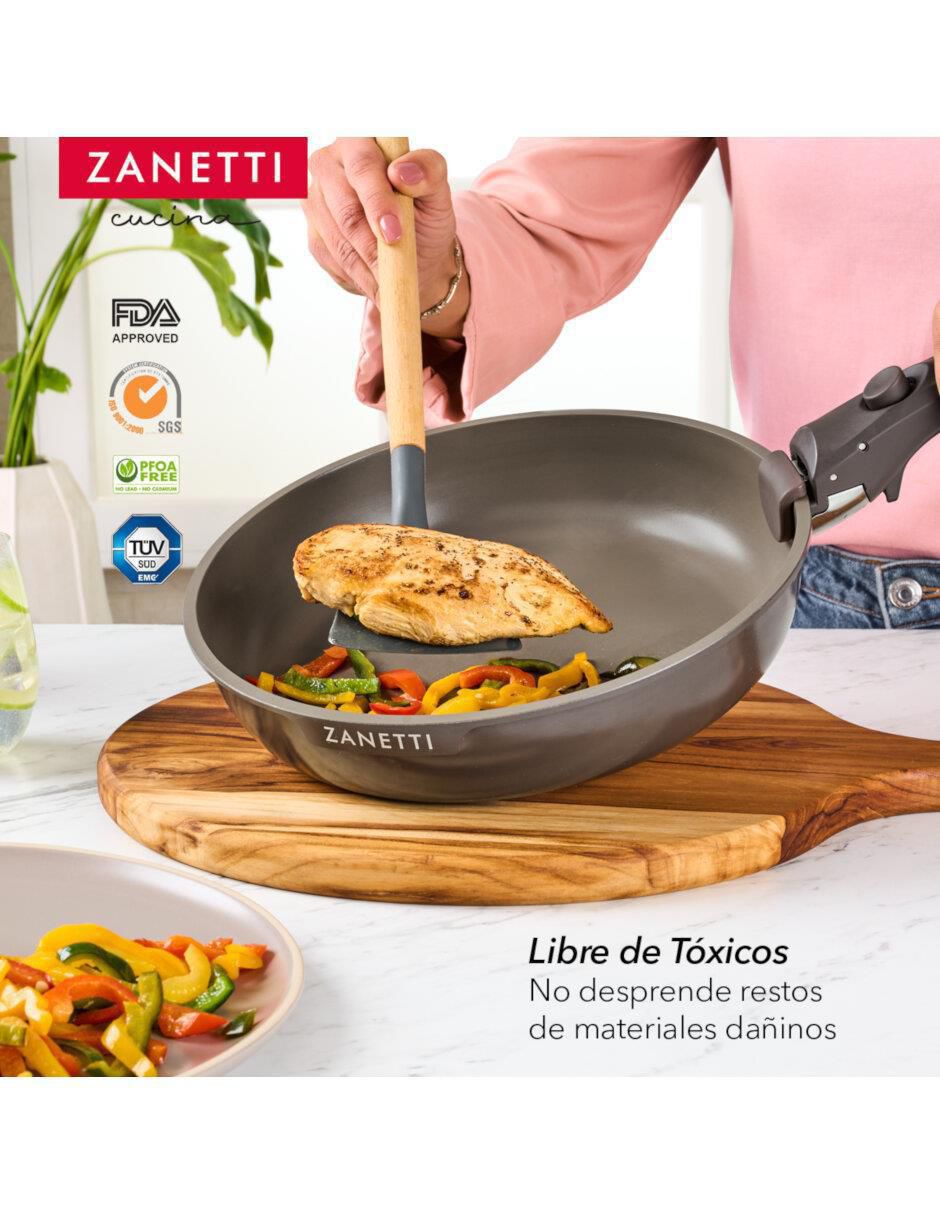 Batería de cocina de aluminio antiadherente sin PFOA 17 piezas 5