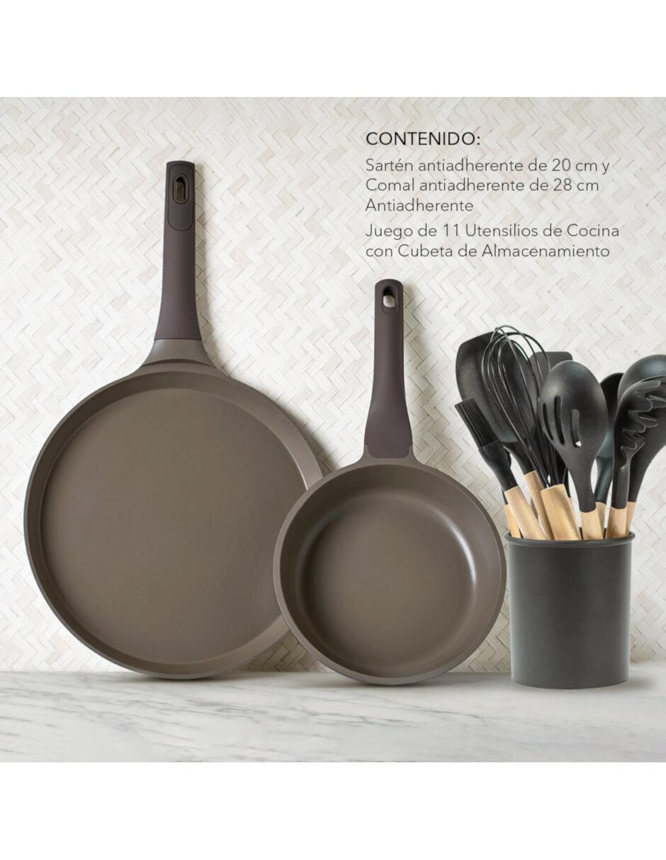 Set de sartenes de aluminio fundido 9 piezas 5