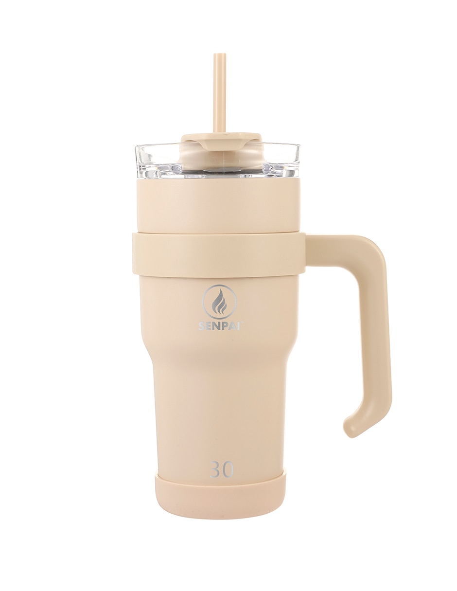 Termo de acero inoxidable con tapa flip top