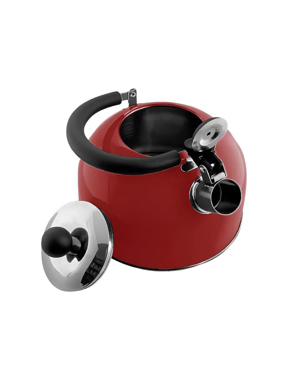 Tetera silbadora de acero inoxidable 2