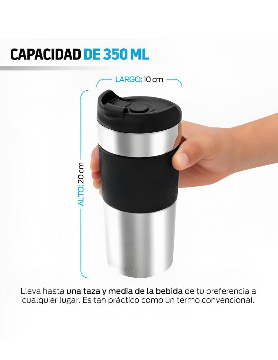Termo de acero inoxidable con tapa rosca 350 ml 5