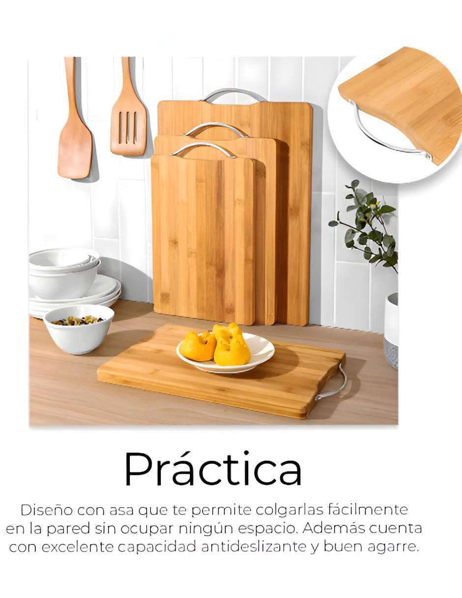 Set tabla para picar de madera 2