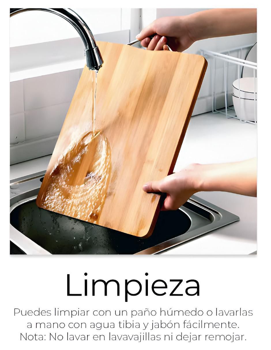Set tabla para picar de madera 3