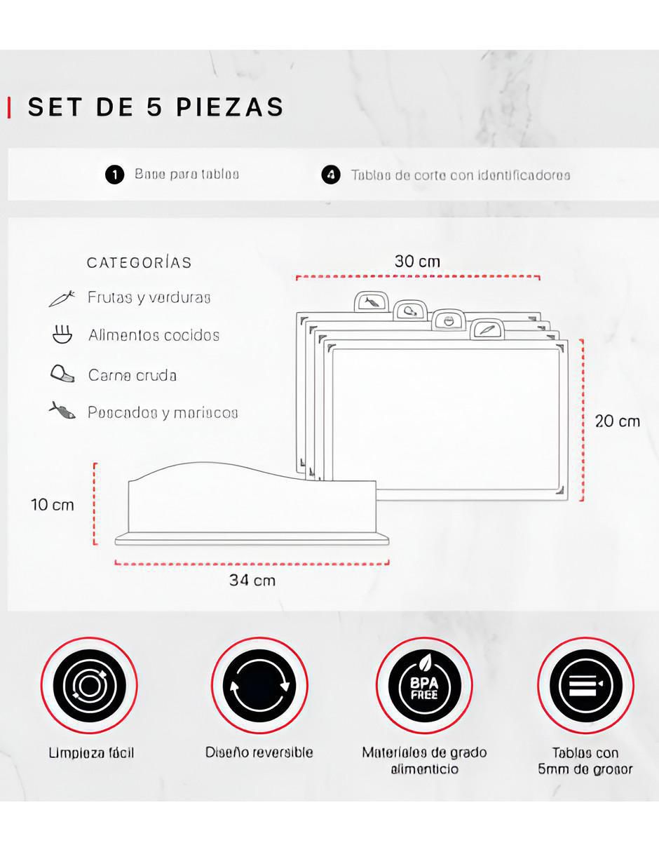 Set tabla para picar 4