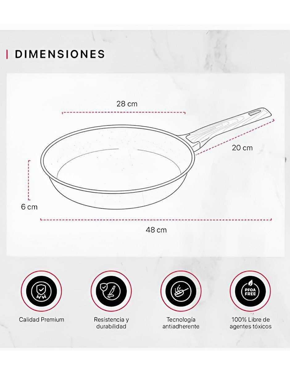 Sartén de aluminio fundido 4