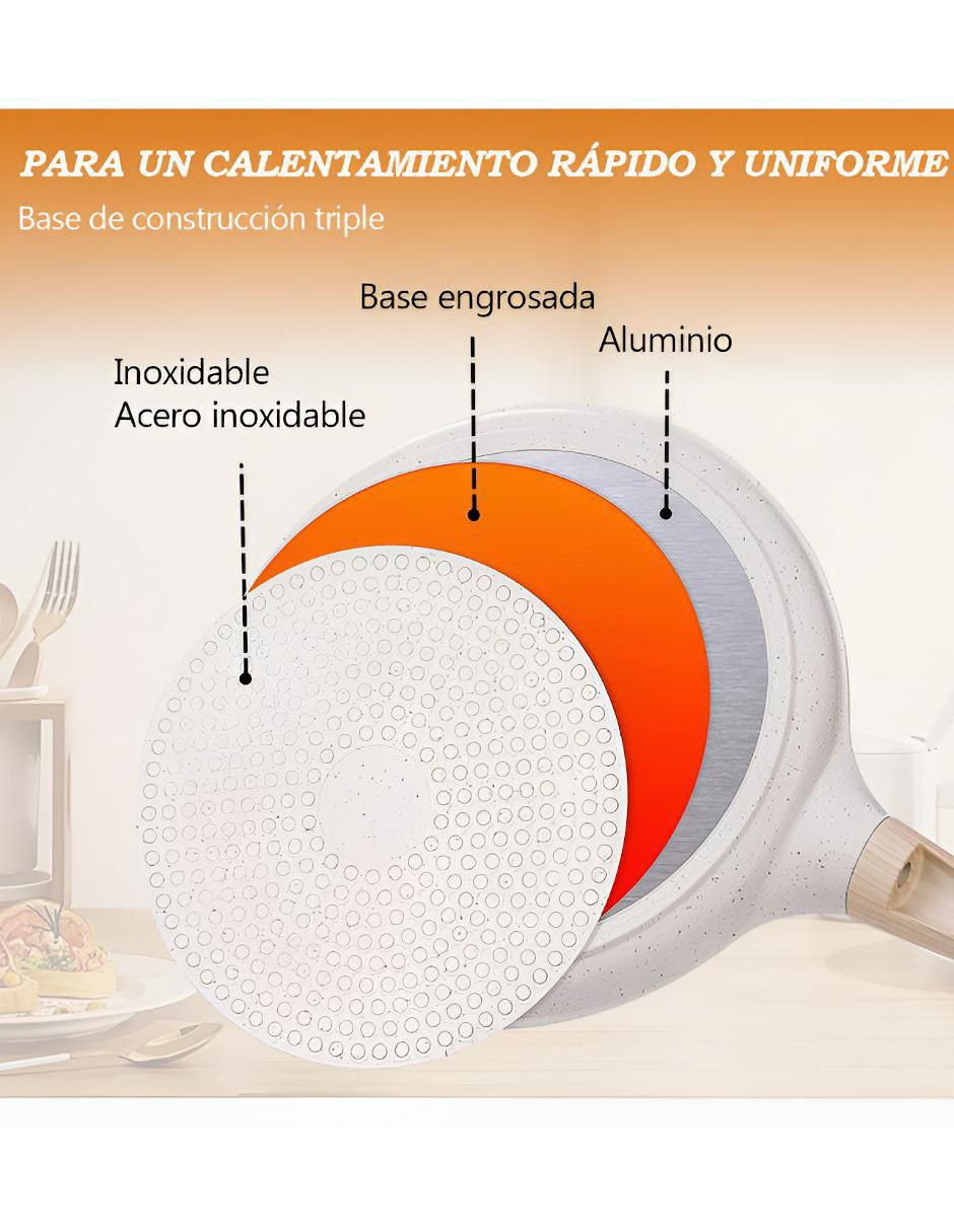 Sartén para crepas de aluminio 2