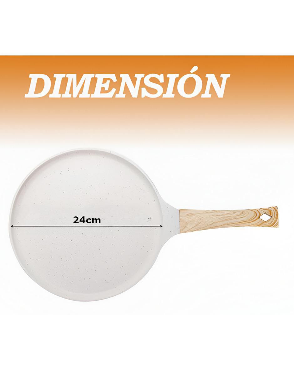 Sartén para crepas de aluminio 4