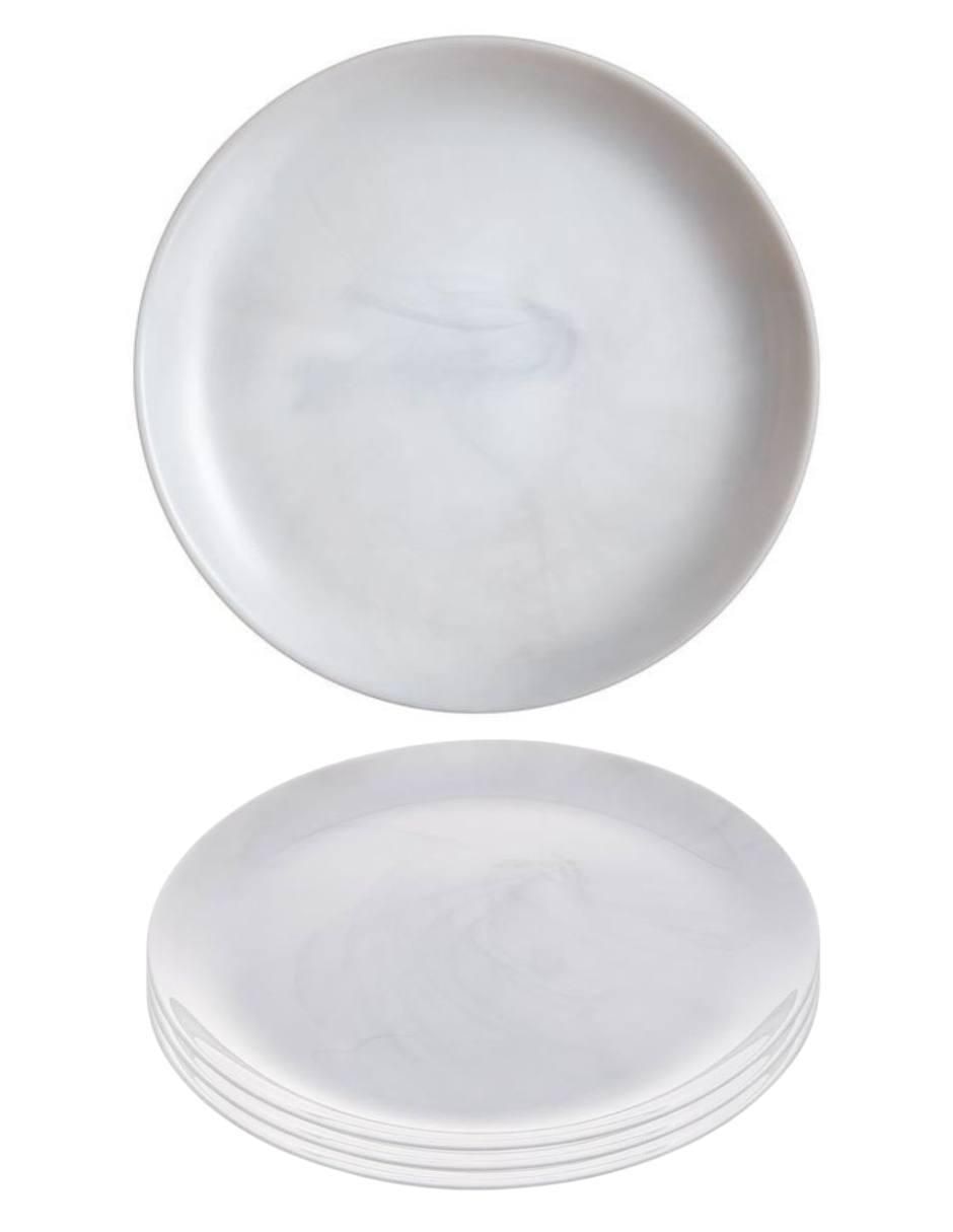 Plato trinche Diwali de vidrio 4 piezas