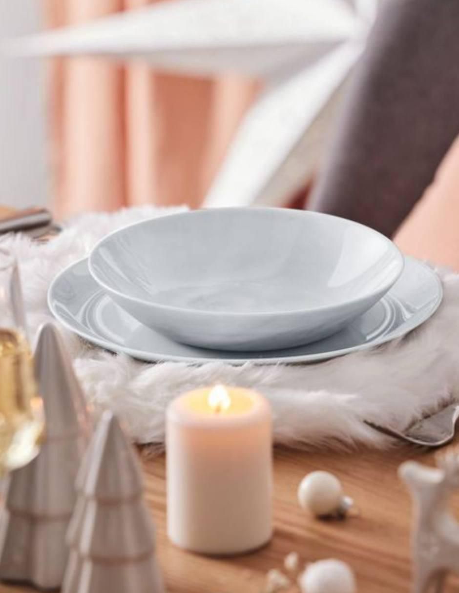Plato sopa Diwali de vidrio 4 piezas 2