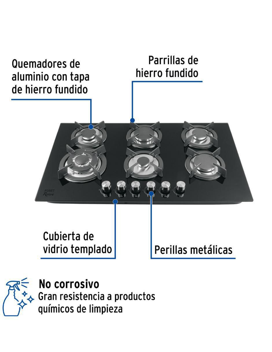 Parrilla de vidrio templado 2