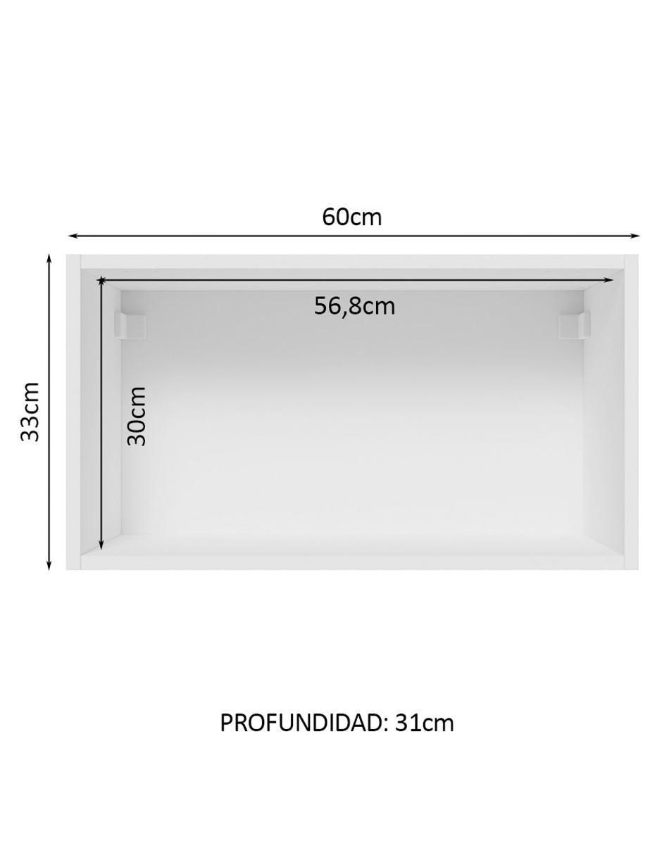 Alacena armable glamy MDP 6