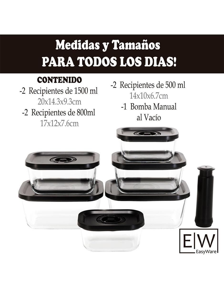 Set contenedores de vidrio 7 piezas 3