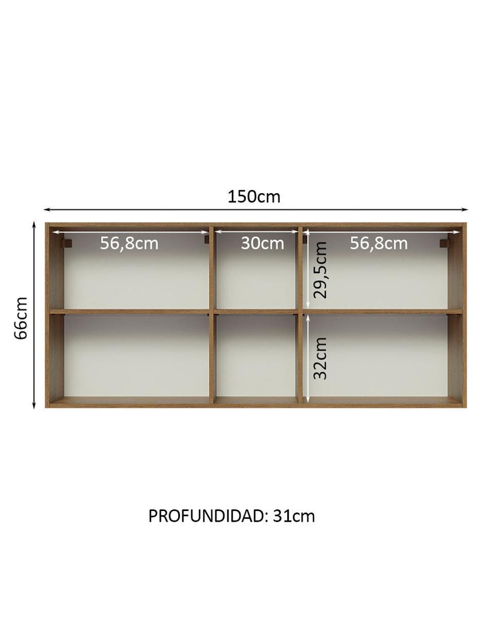 Alacena armable glamy MDP 10