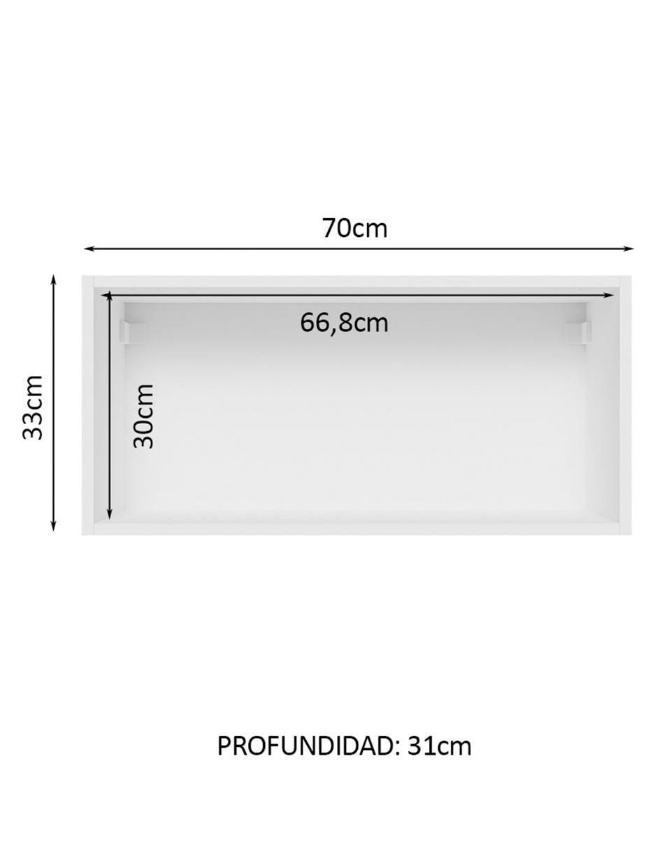 Alacena armable glamy MDP 8