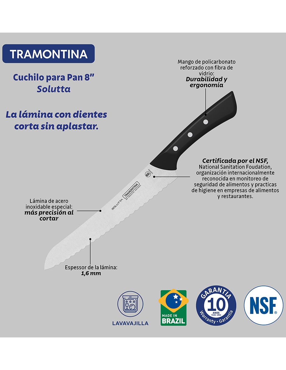 Cuchillo para pan solutta 2