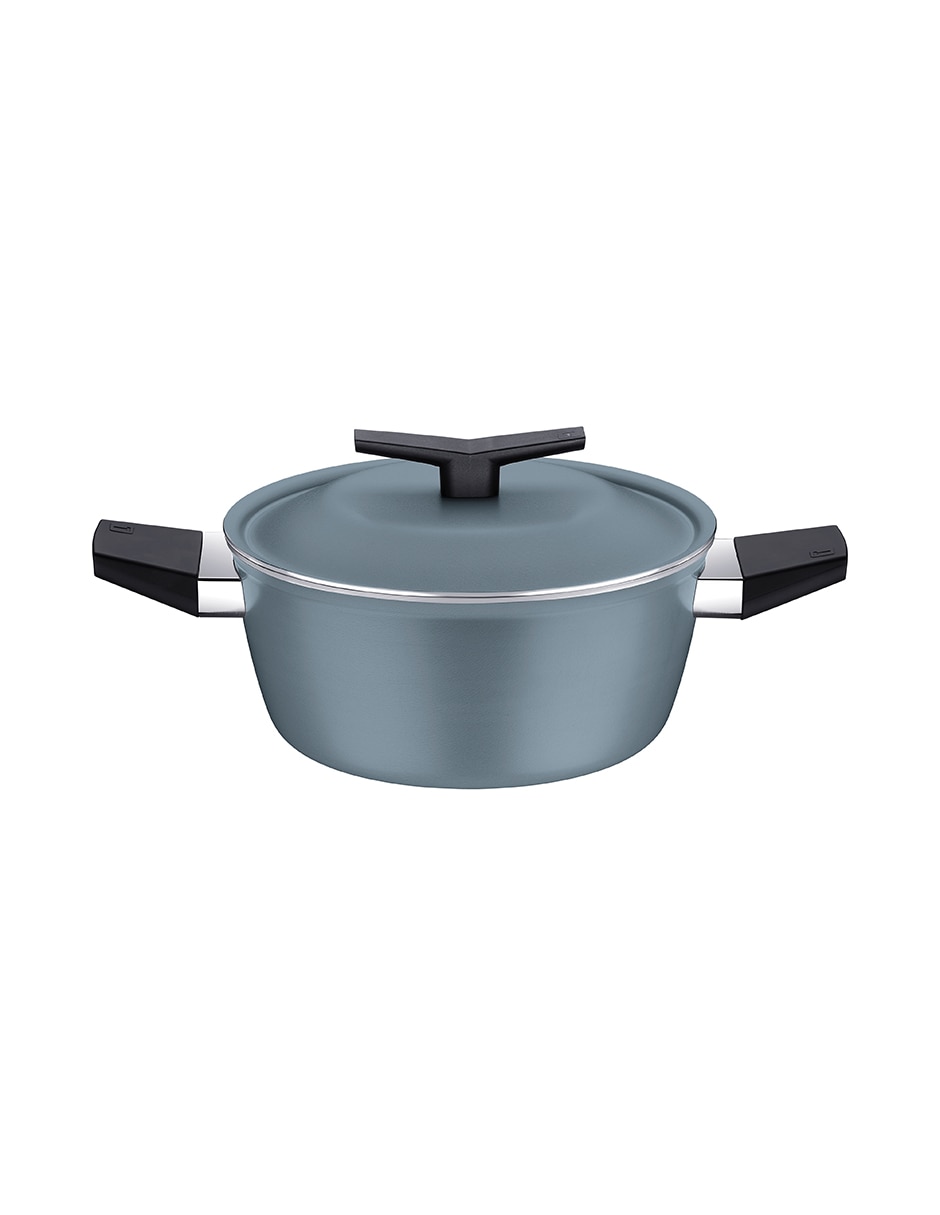 Batería de cocina de aluminio antiadherente starflon excellent 9 piezas 3