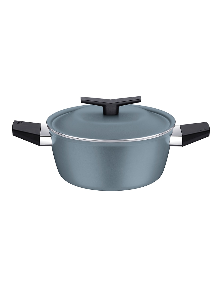 Batería de cocina de aluminio antiadherente starflon excellent 9 piezas 4