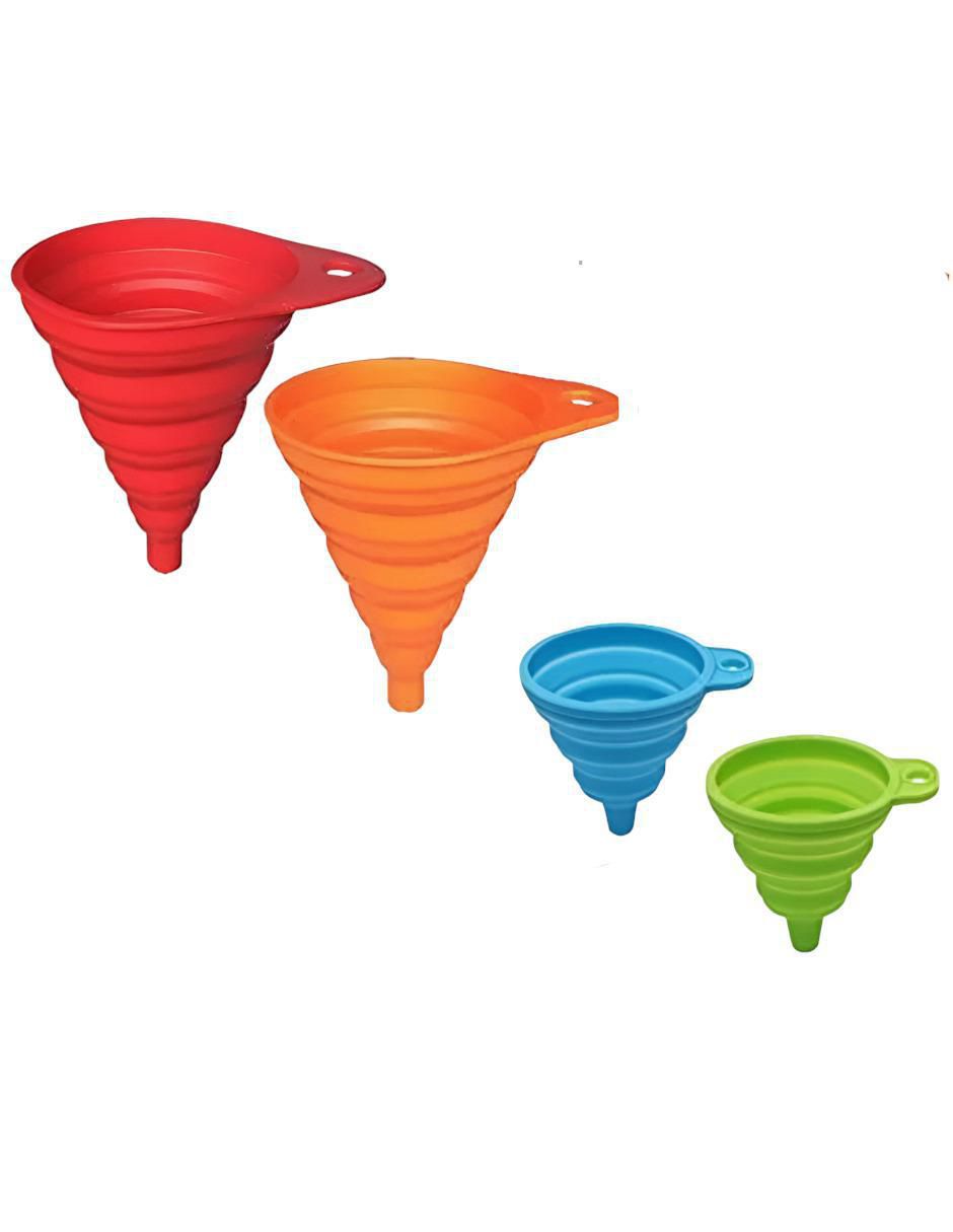 Set embudo de silicón