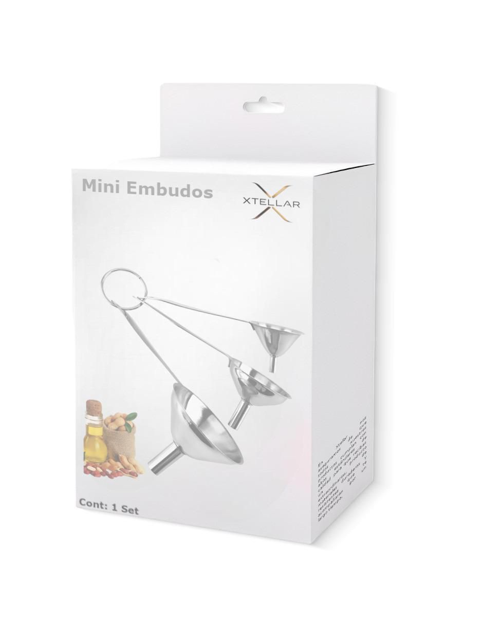 Set embudo de acero 4