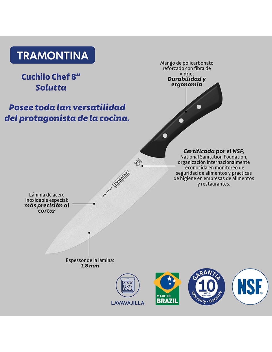 Cuchillo para chef solutta 3