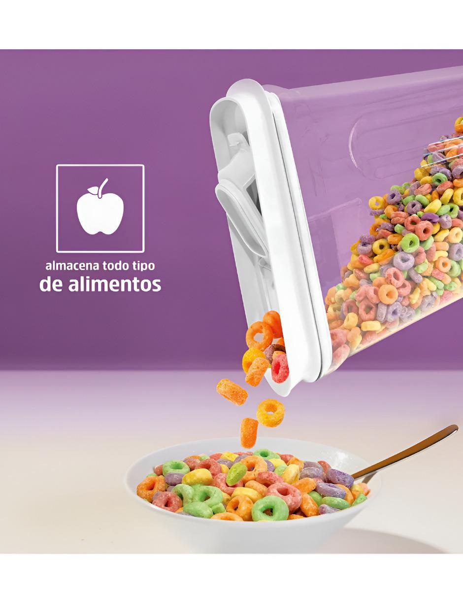 Set dispensador de cereal de plástico 4
