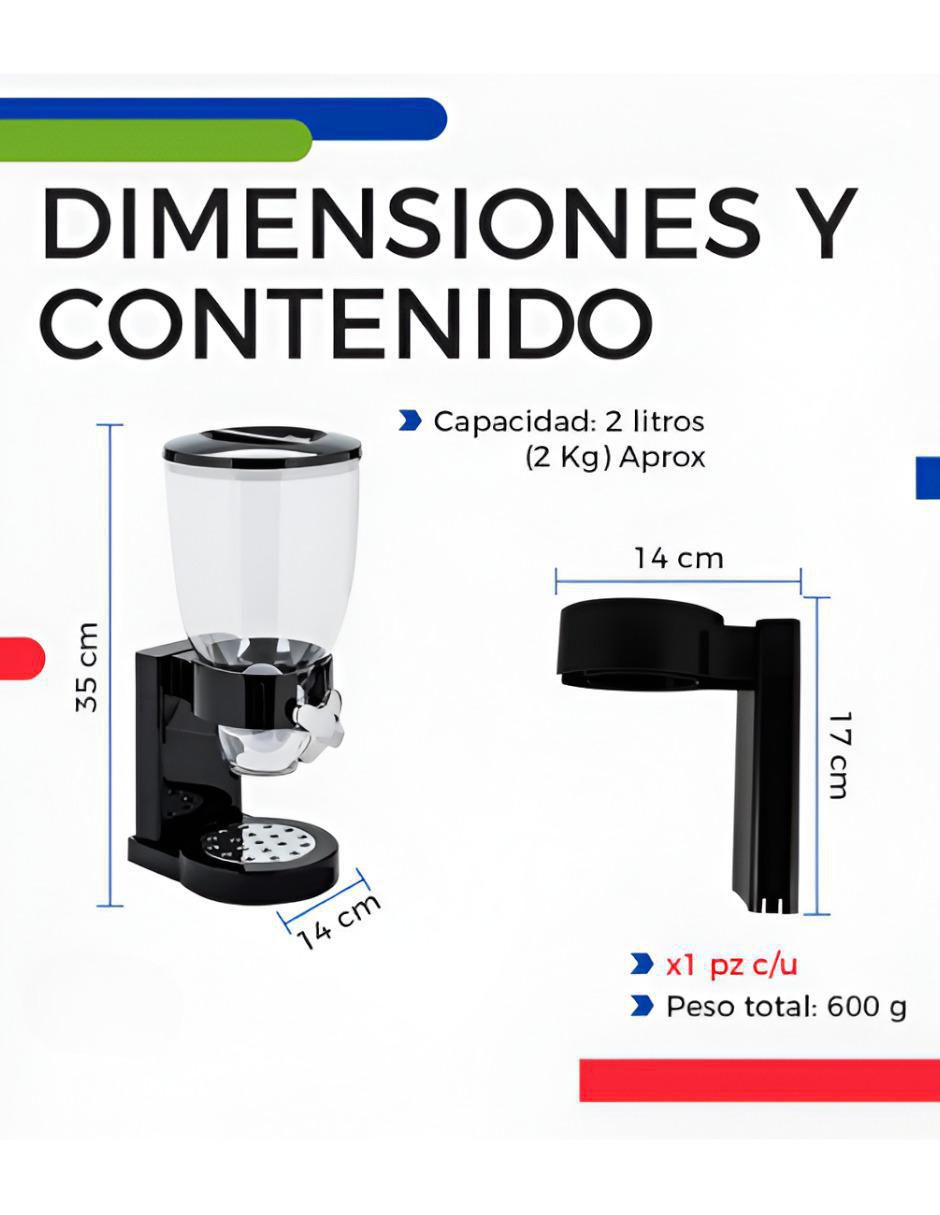 Dispensador de cereal de plástico 4