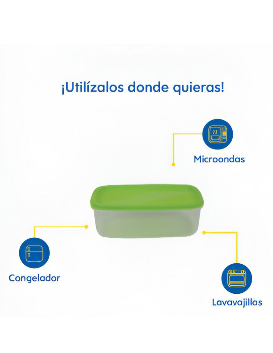 Set contenedores de plástico 7 piezas 3