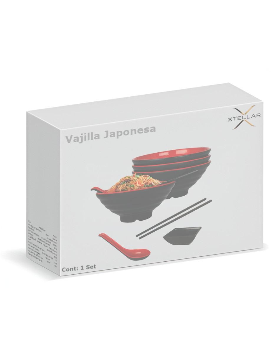 Vajilla cerrada xtllar1028 de melamina para 4 personas 4