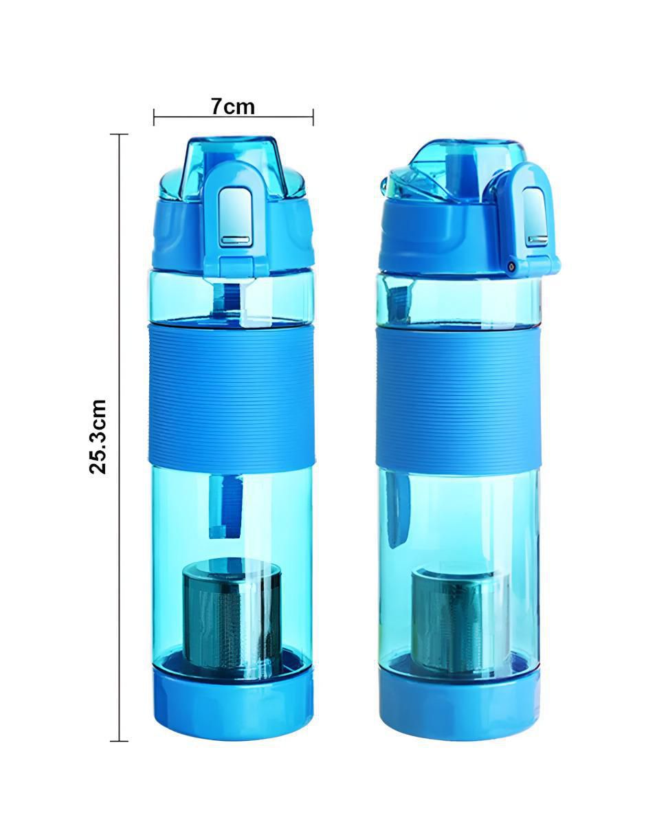 Botella de agua con tapa a prueba de derrame 650 ml 4