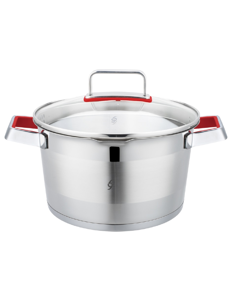Batería de cocina de acero inoxidable 6 piezas 2