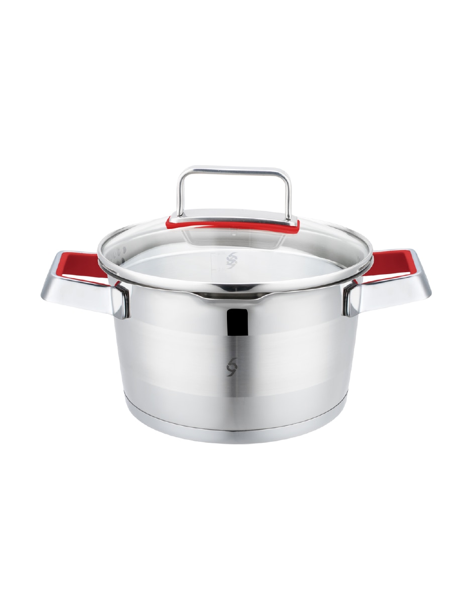 Batería de cocina de acero inoxidable 6 piezas 3