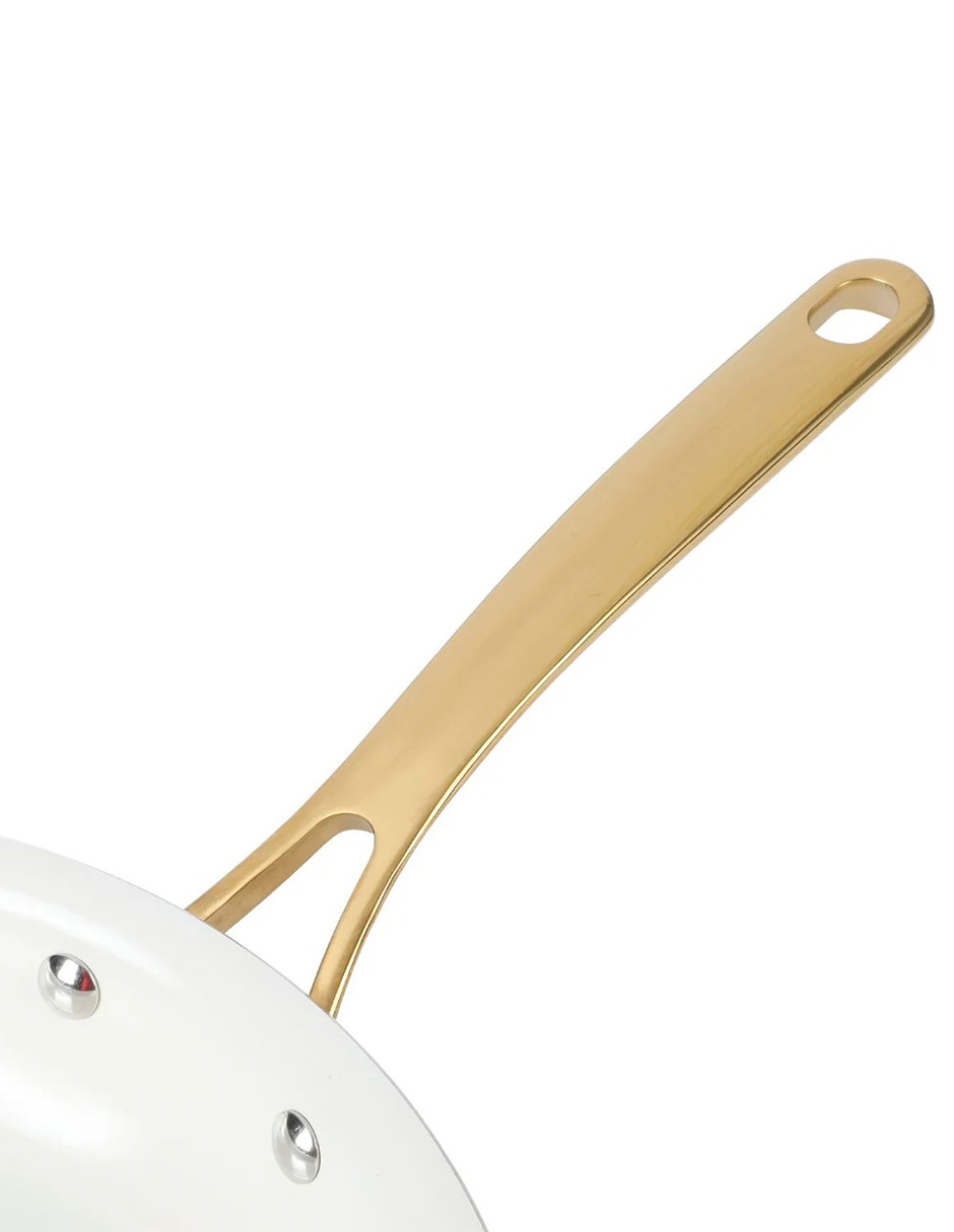 Batería de cocina Lockton de aluminio esmaltado antiadherente cerámica 10 piezas 2
