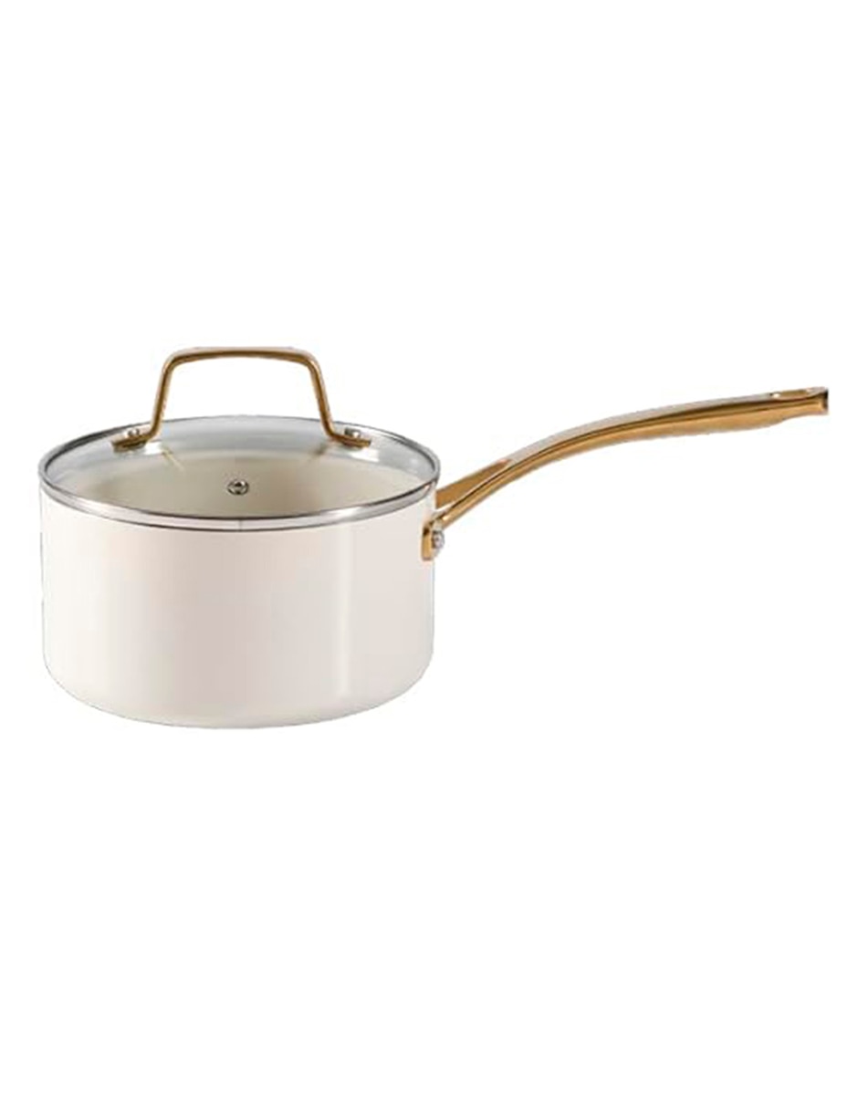 Batería de cocina Lockton de aluminio esmaltado antiadherente cerámica 10 piezas 8