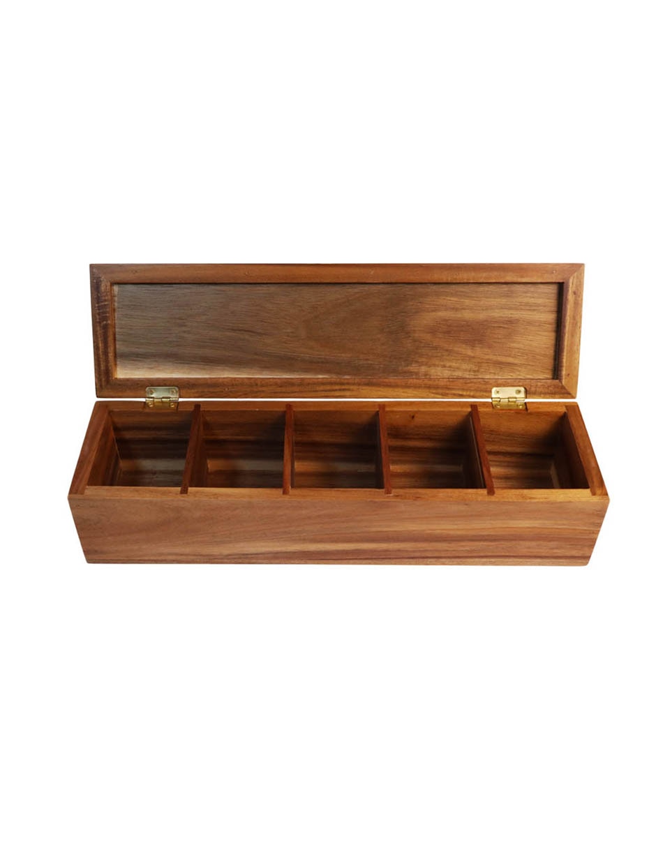 Caja para té Legna rectangular