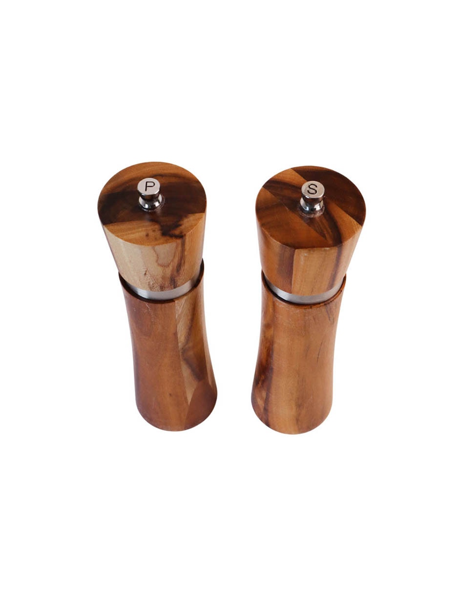 Set salero y pimentero Legna de  madera 2