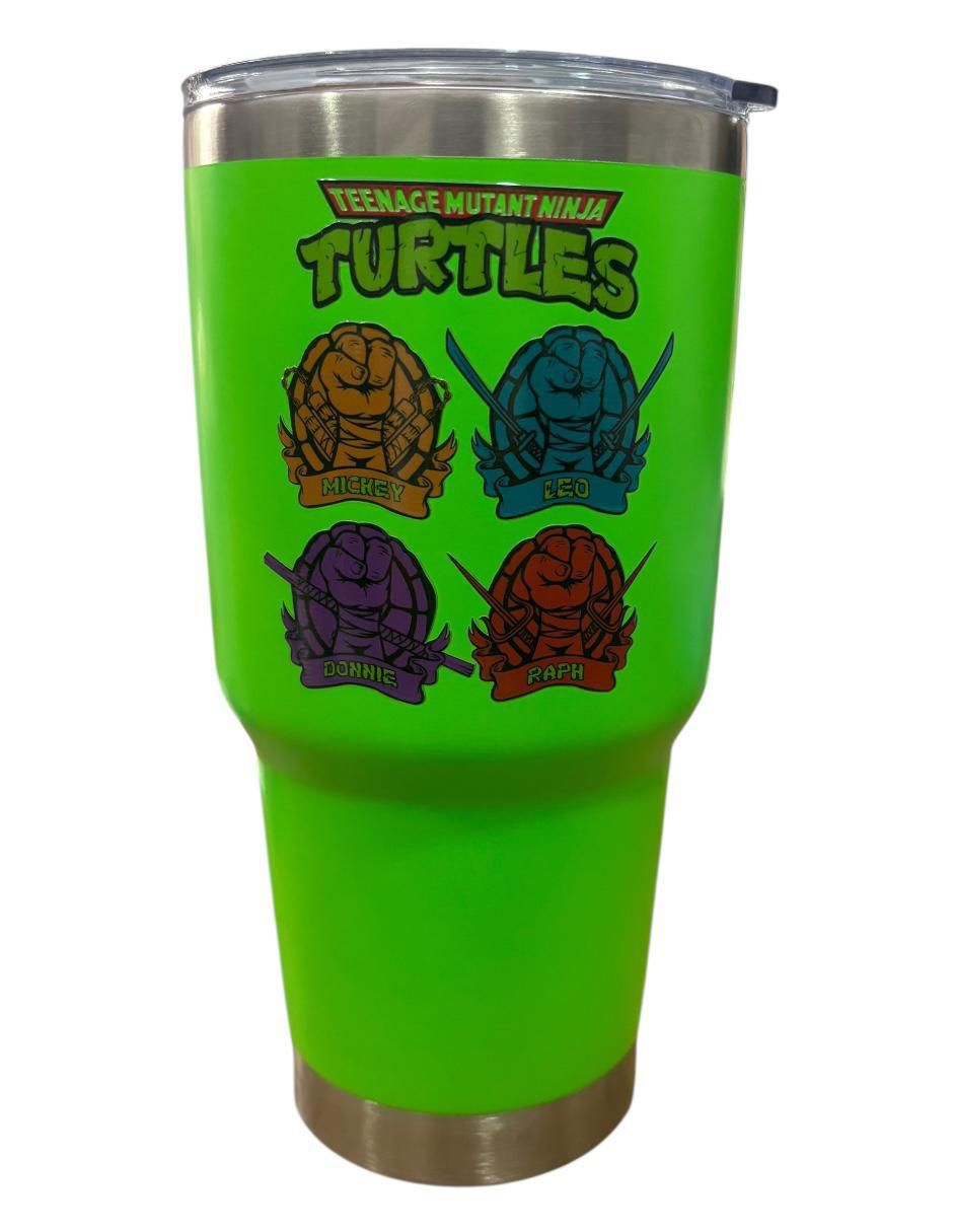 Termo de acero inoxidable con tapa push pull 887 ml 4