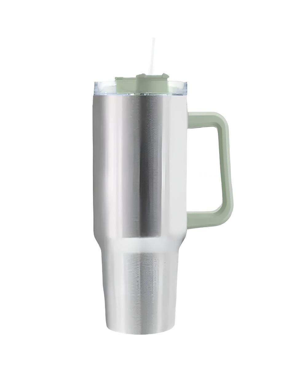 Termo de acero inoxidable con tapa push pull 1.1 L
