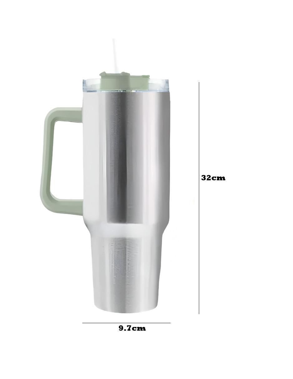 Termo de acero inoxidable con tapa push pull 1.1 L 4