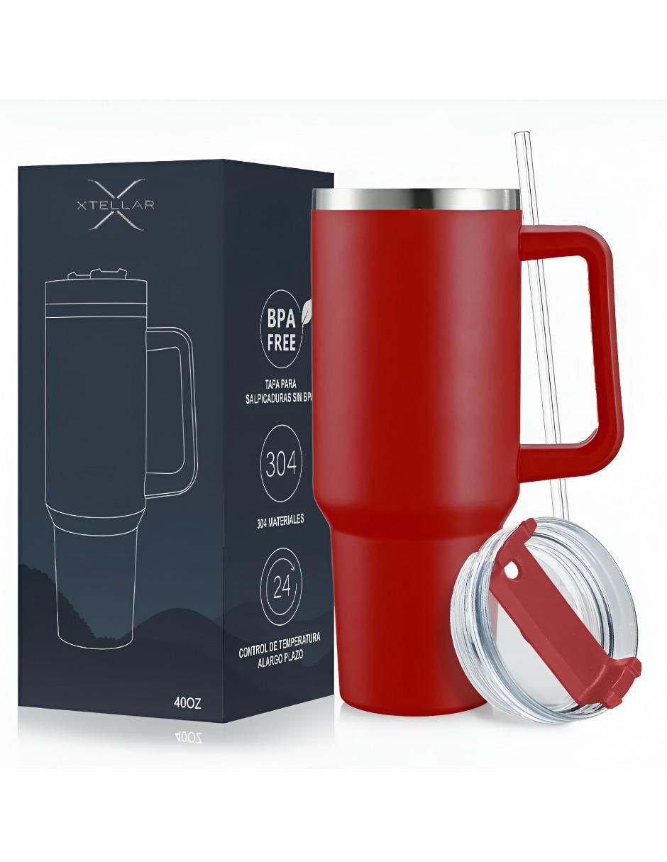 Termo de acero inoxidable con tapa push pull 1.1 L 5