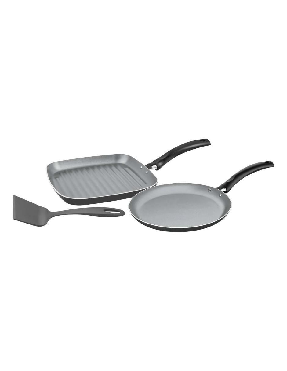 Set de sartenes de aluminio 3 piezas 2