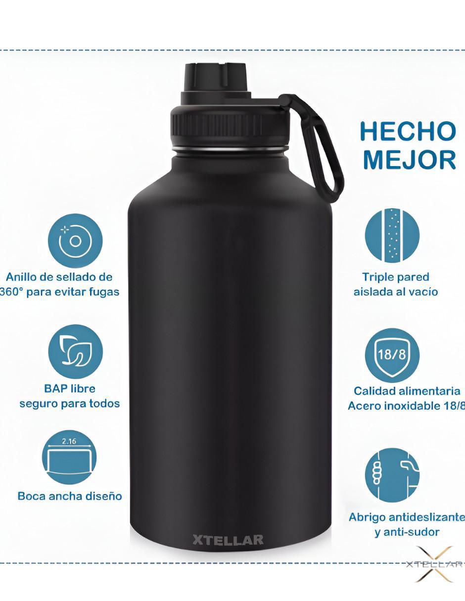 Termo de acero inoxidable xtllar123 con tapa de rosca 1.9 L 4