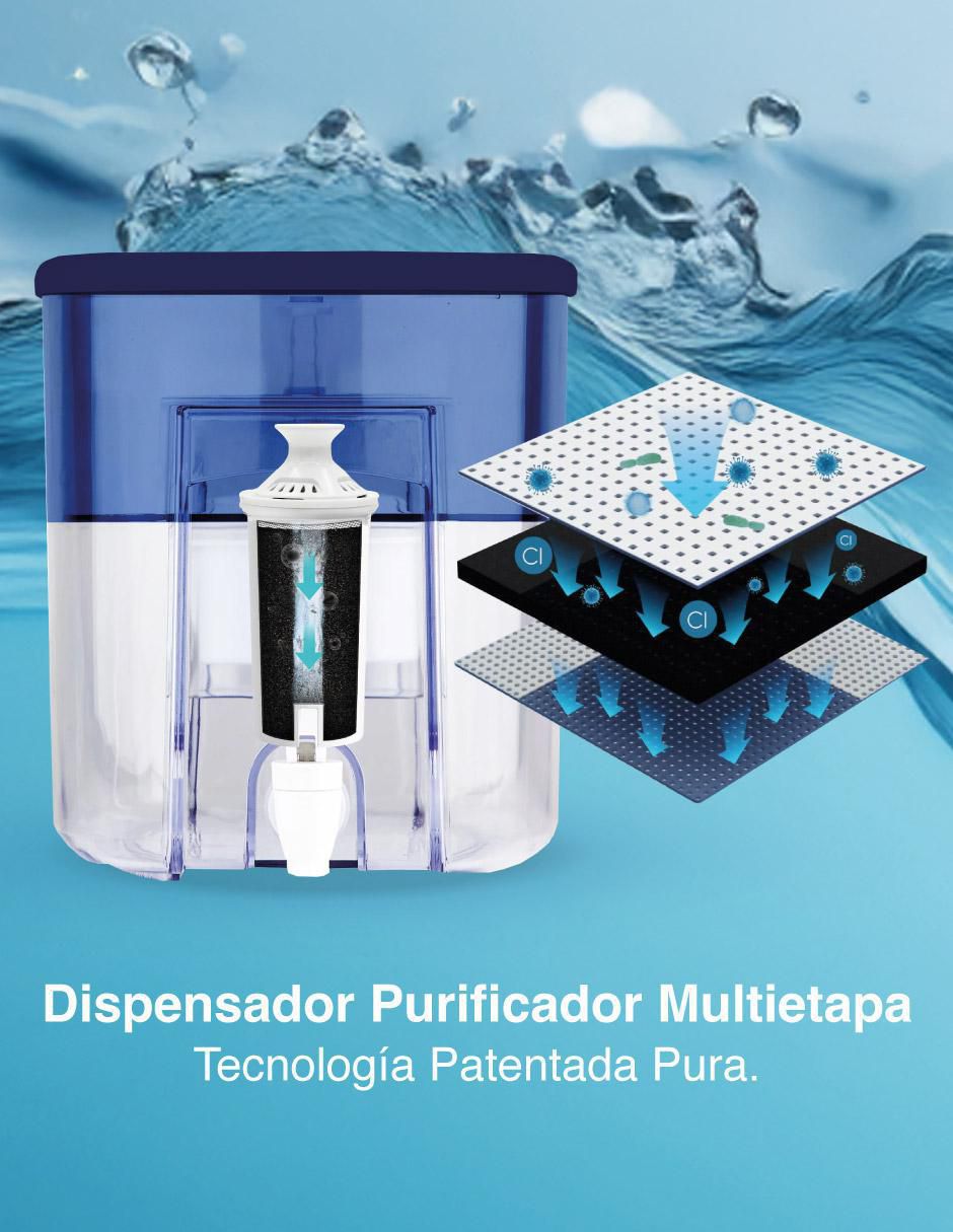 Filtro purificador de agua Dispensador Free 2