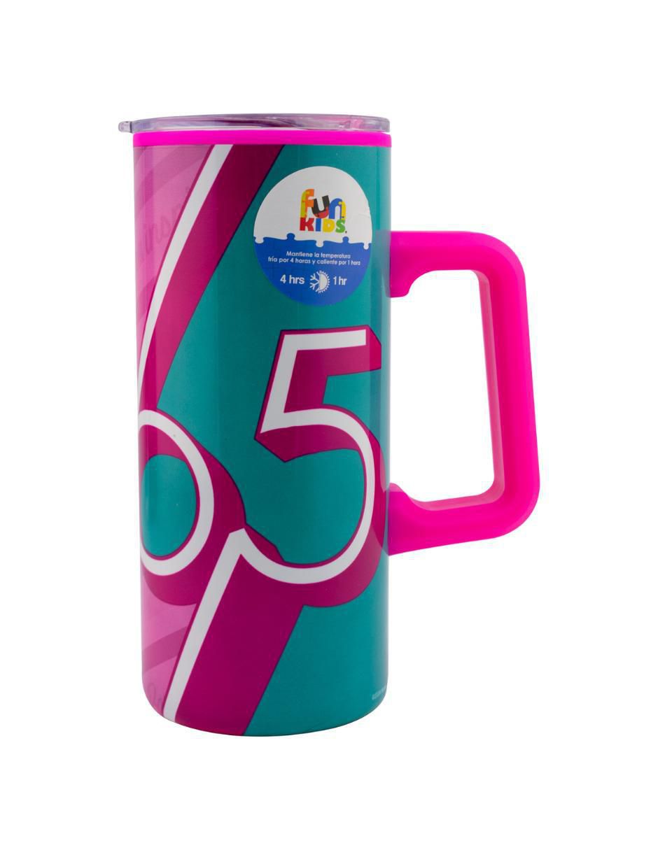 Termo doble pared de acero inoxidable Mattel con tapa a presión 500 ml 3