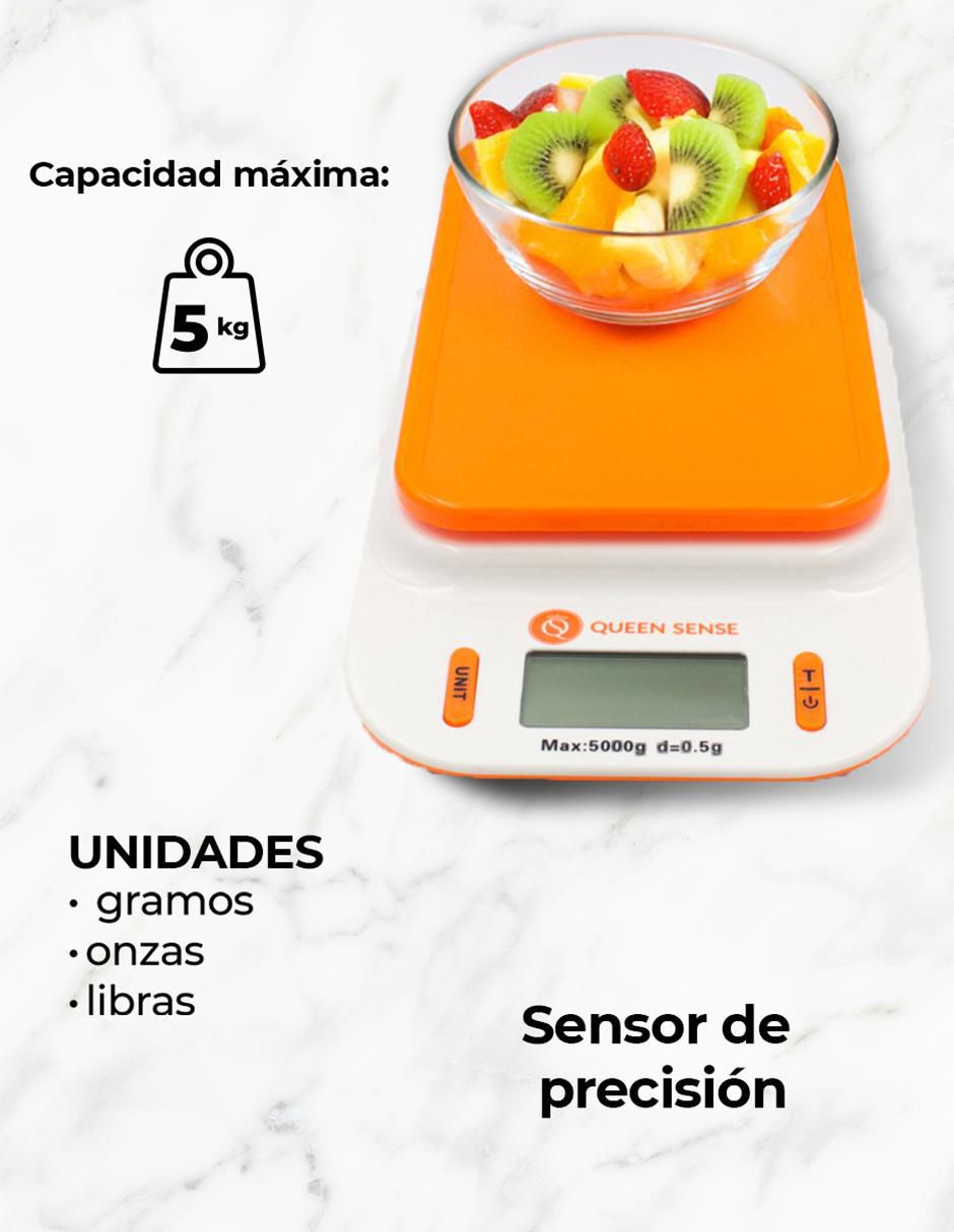 "báscula de cocina" queen sense sin familia