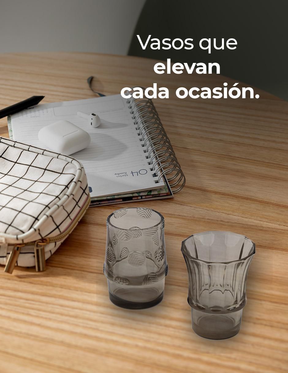 Set de vasos largos de vidrio con 4 piezas 2