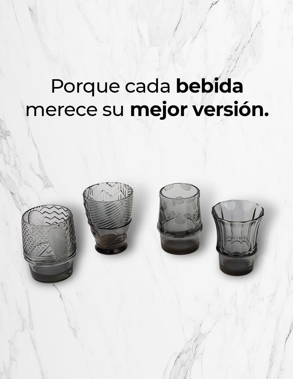 Set de vasos largos de vidrio con 4 piezas 3